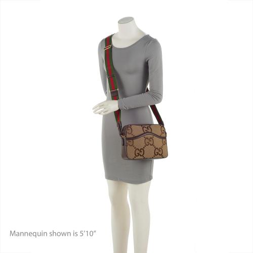 Gucci Jumbo GG Canvas Messenger Bag (SHF-UveRhC)