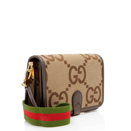 Gucci Jumbo GG Canvas Mini Messenger