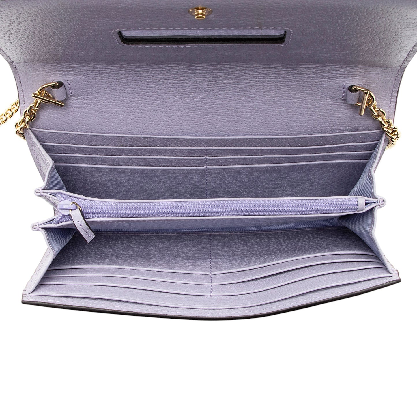 Gucci Jumbo GG Canvas Ophidia Continental Wallet on Chain