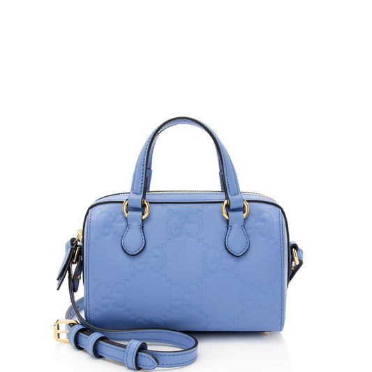 Gucci Jumbo GG Leather Mini Satchel