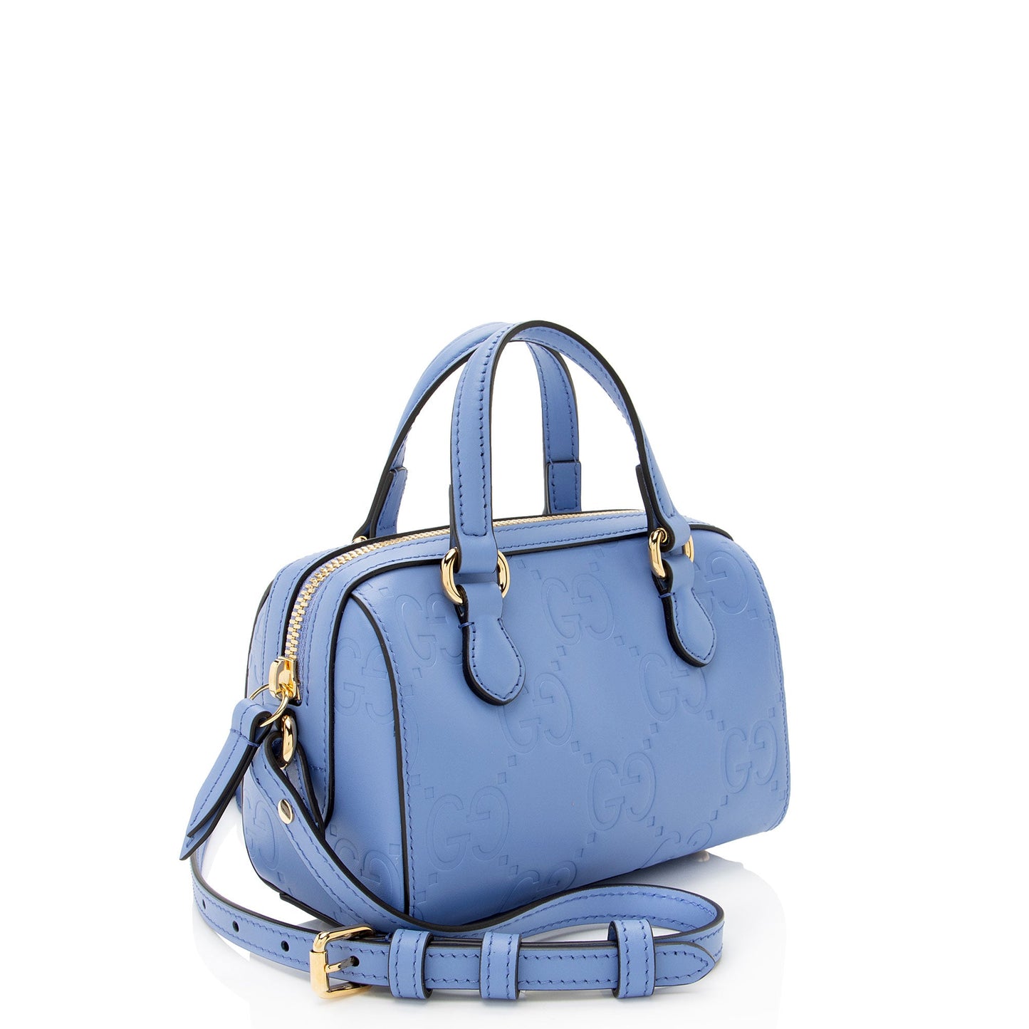 Gucci Jumbo GG Leather Mini Satchel