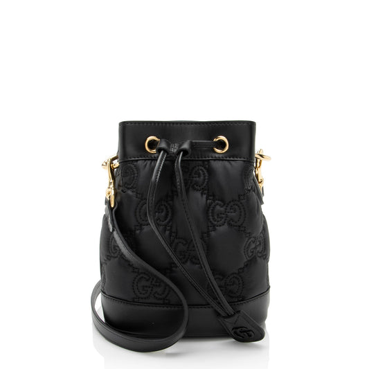 Gucci Jumbo GG Matelasse Bucket Bag