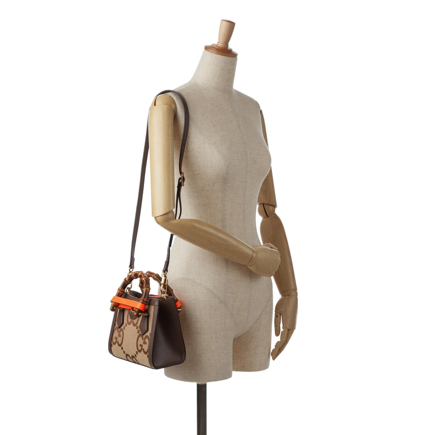 Gucci Jumbo GG Mini Diana Bamboo (SHG-19Kin2)