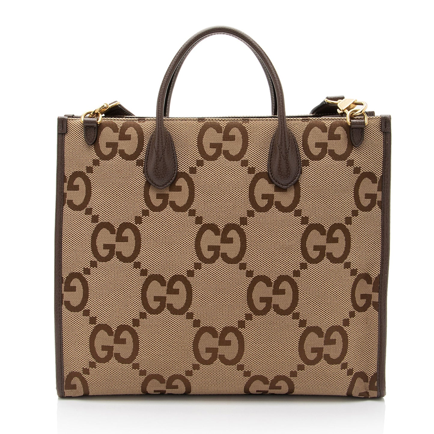 Gucci Jumbo GG Canvas Web Tote