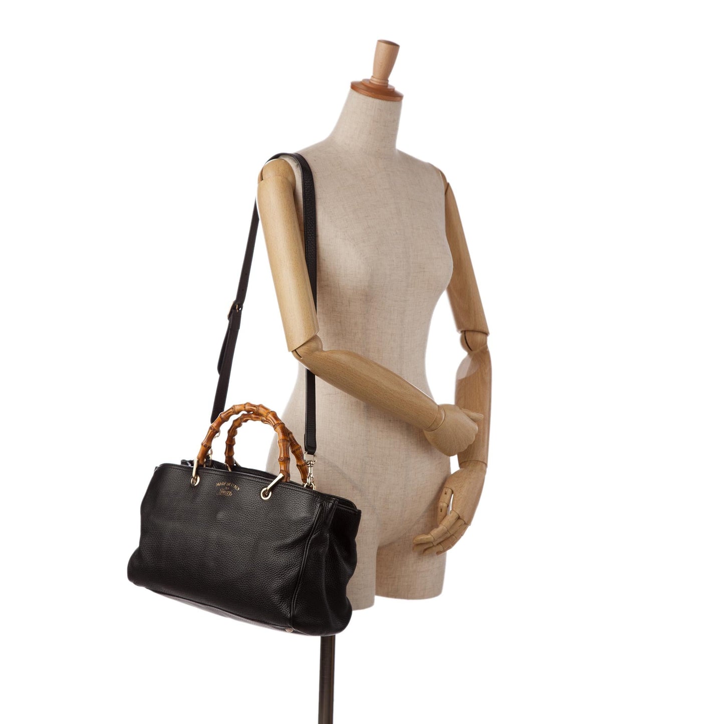 Gucci Large Bamboo Shopper (SHG-VQA0mh)