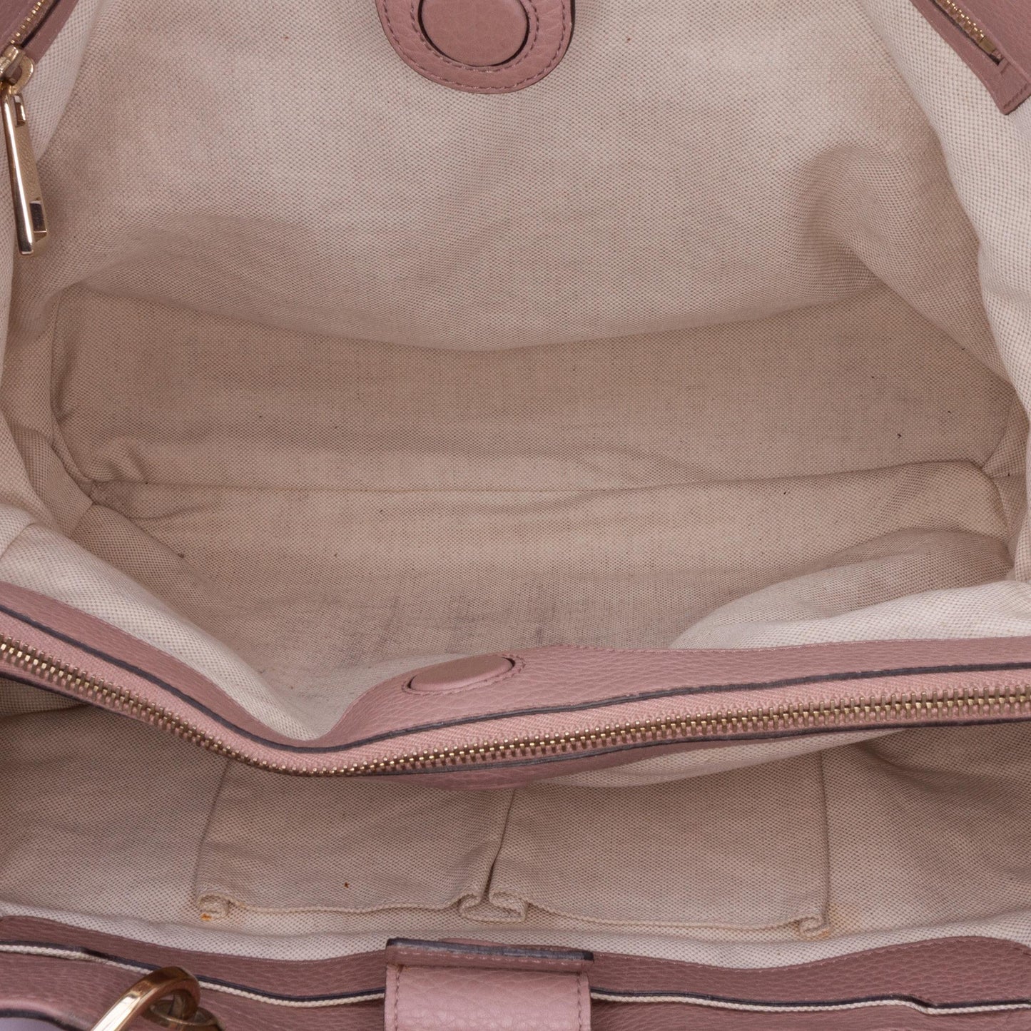Gucci Large Calfskin Bamboo Shopper Satchel