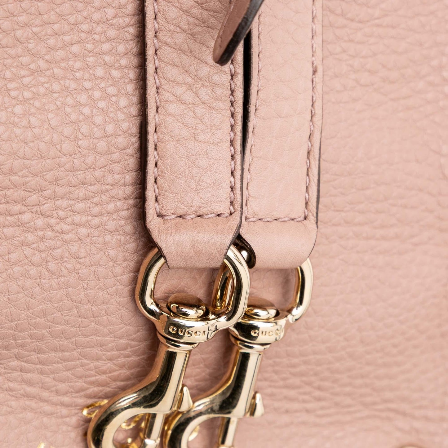Gucci Large Calfskin Bamboo Shopper Satchel