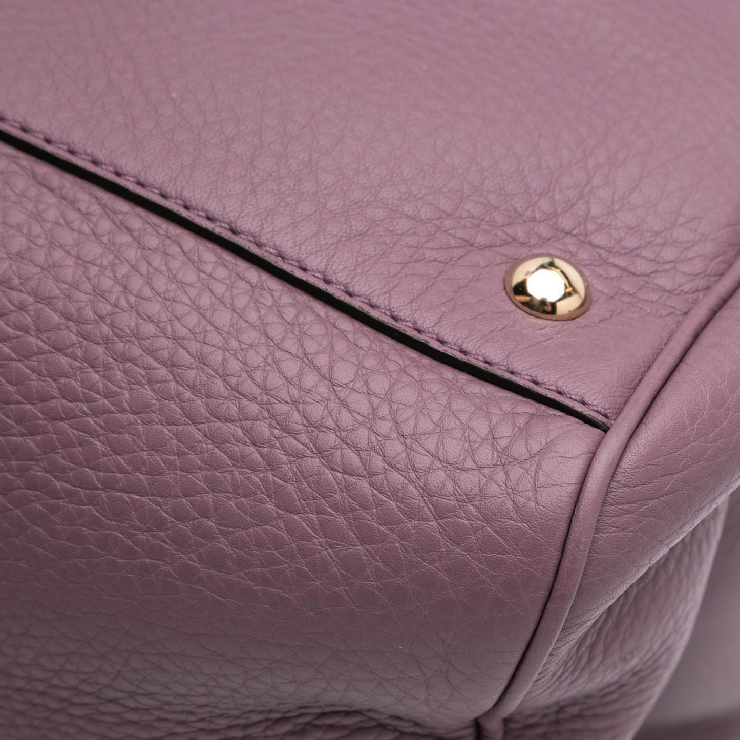 Gucci Large Calfskin Bamboo Shopper Satchel