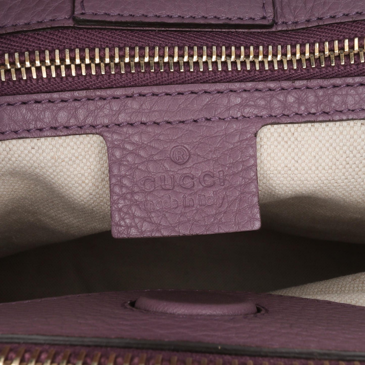 Gucci Large Calfskin Bamboo Shopper Satchel