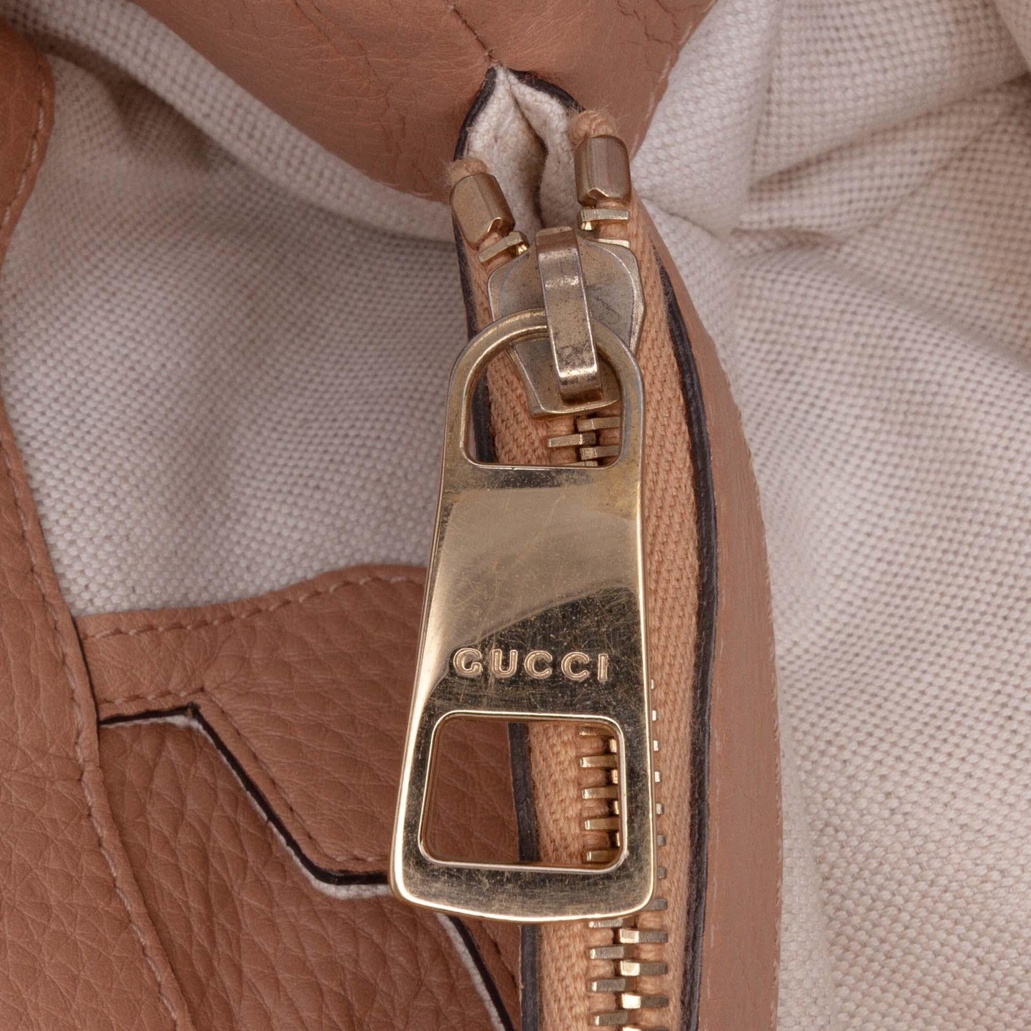 Gucci Large Calfskin Bamboo Shopper Satchel