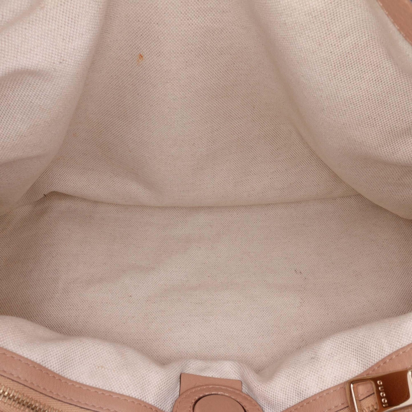Gucci Large Calfskin Bamboo Shopper Satchel