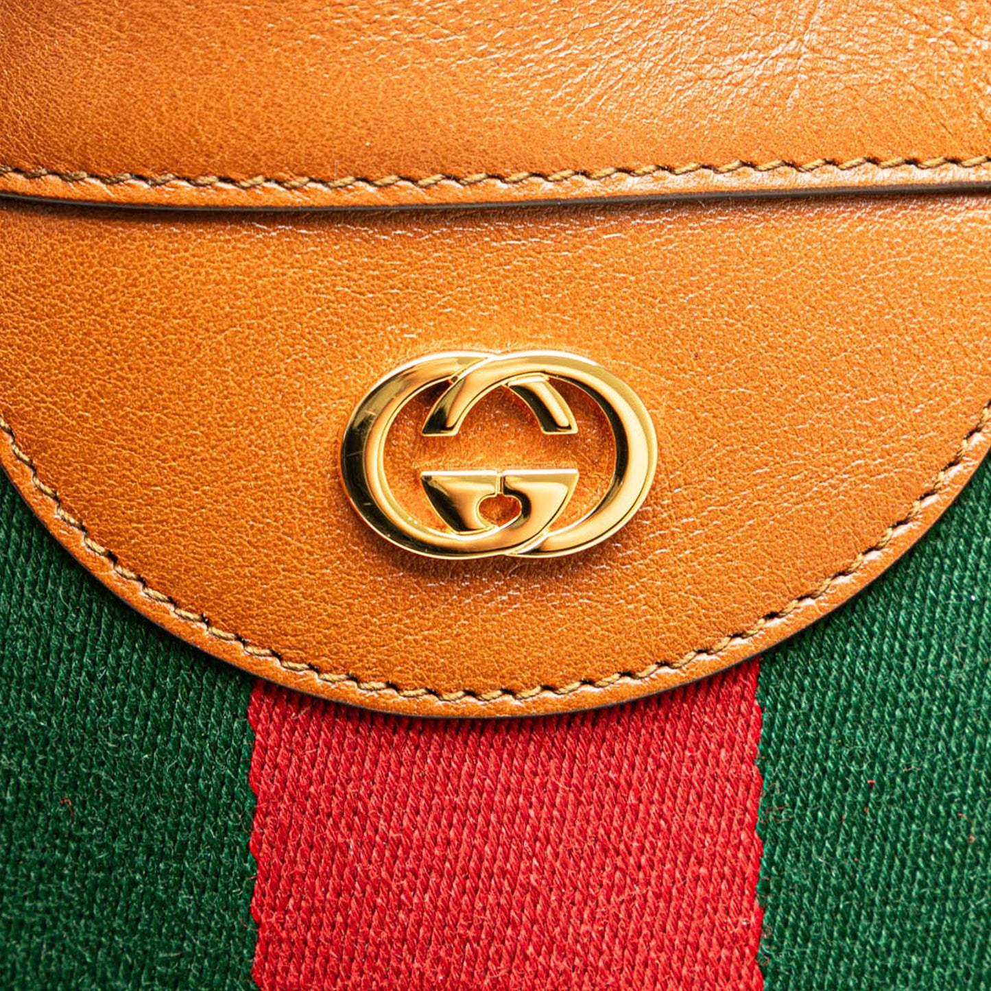 Gucci Large Canvas Web Satchel