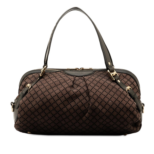 Gucci Large Diamante Bridle Boston (SHG-5Pli7x)