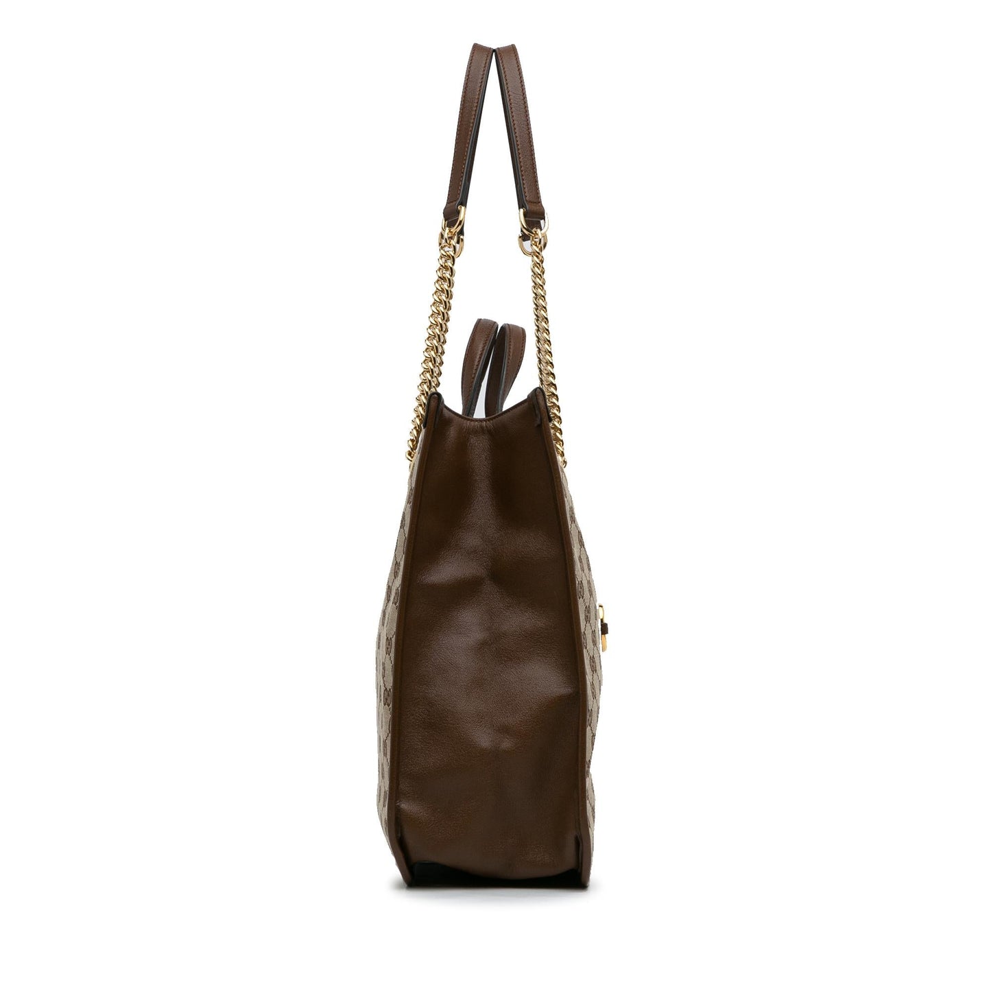 Gucci Large GG Canvas 1955 Horsebit Chain Tote (SHG-y7zkCB)