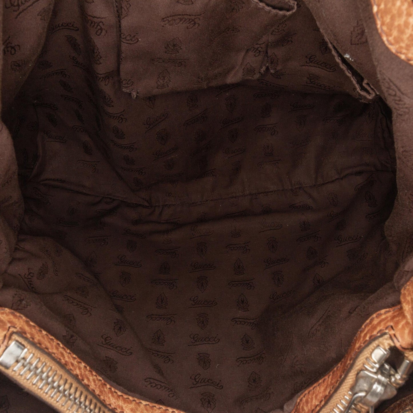 Gucci Large GG Canvas Bamboo Bar Tote
