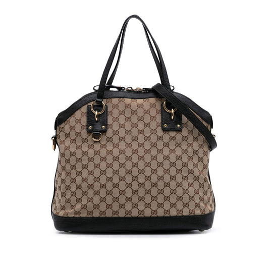 Gucci Large GG Canvas Charm Dome Satchel