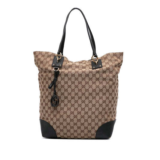 Gucci Large GG Canvas GG Charm Tote