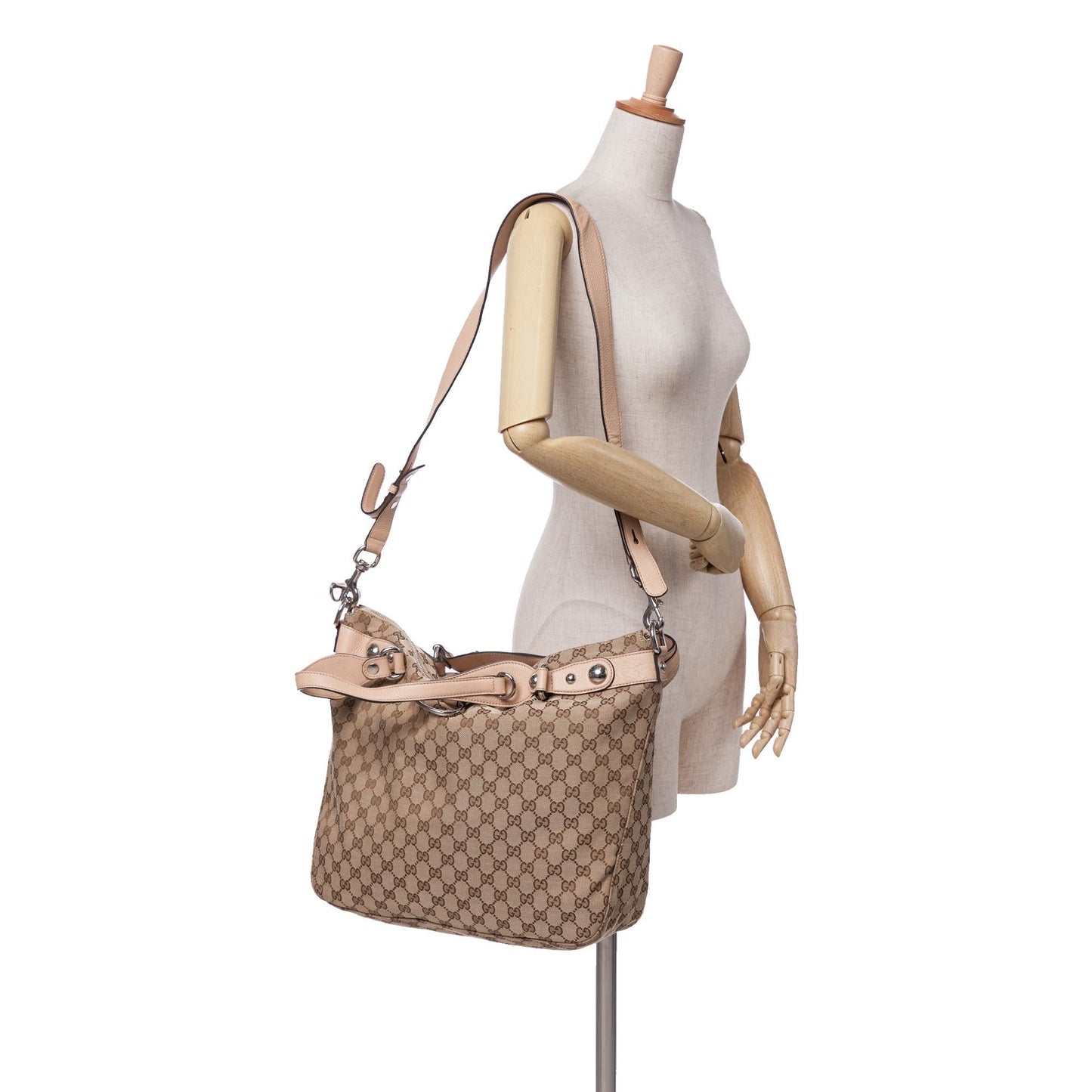 Gucci Large GG Canvas Icon Bit Satchel