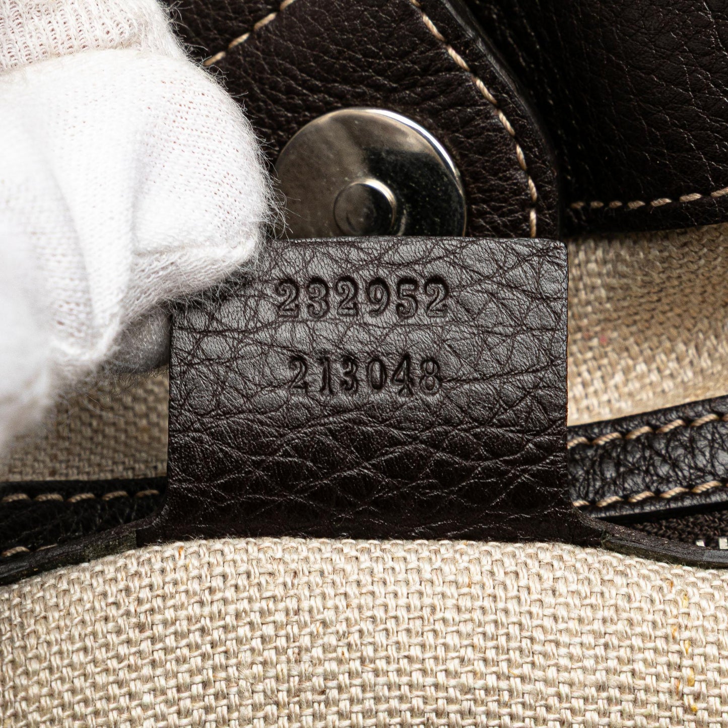 Gucci Large GG Canvas Icon Bit Zip Tote
