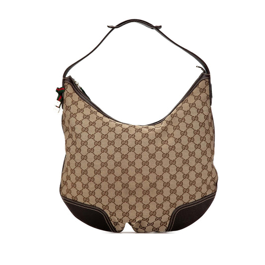 Gucci Large GG Canvas Princy Hobo (SHG-Ez5rRi)