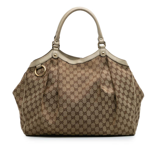 Gucci Large GG Canvas Sukey Tote