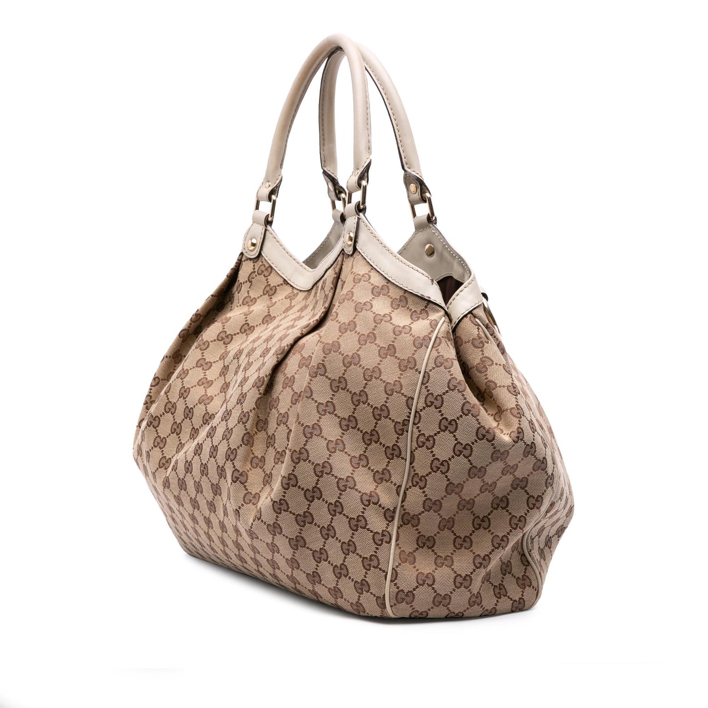 Gucci Large GG Canvas Sukey Tote