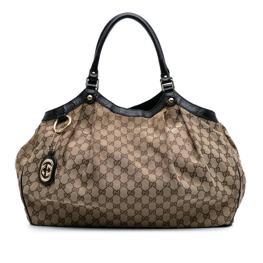 Gucci Large GG Canvas Sukey Tote