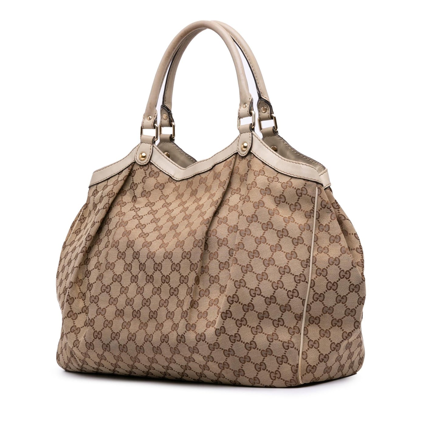 Gucci Large GG Canvas Sukey Tote