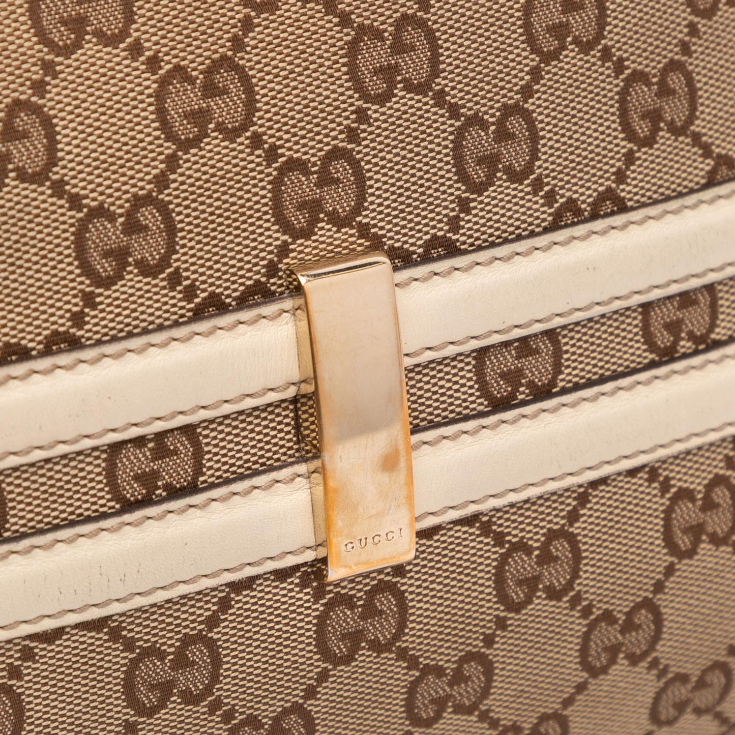 Gucci Large GG Canvas Wave Handbag