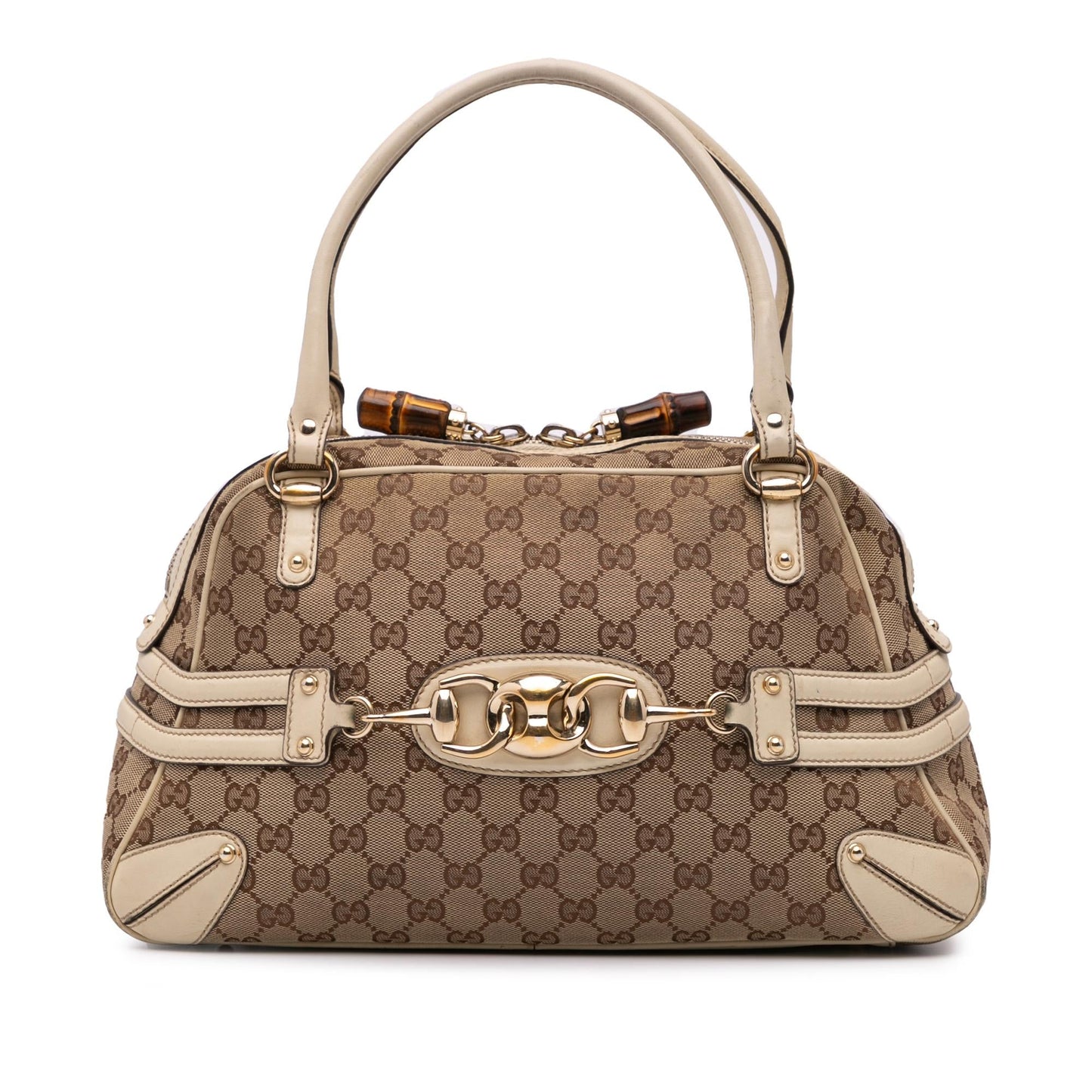 Gucci Large GG Canvas Wave Handbag