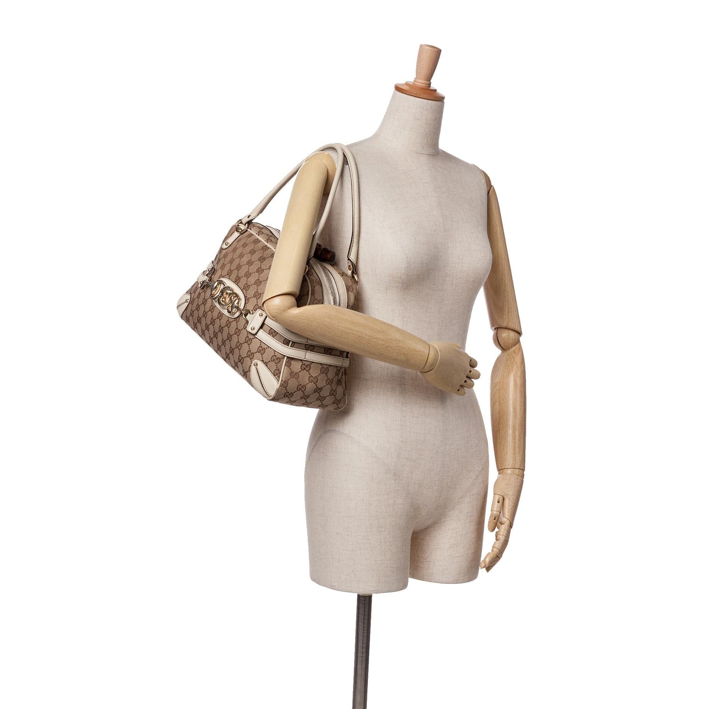 Gucci Large GG Canvas Wave Handbag