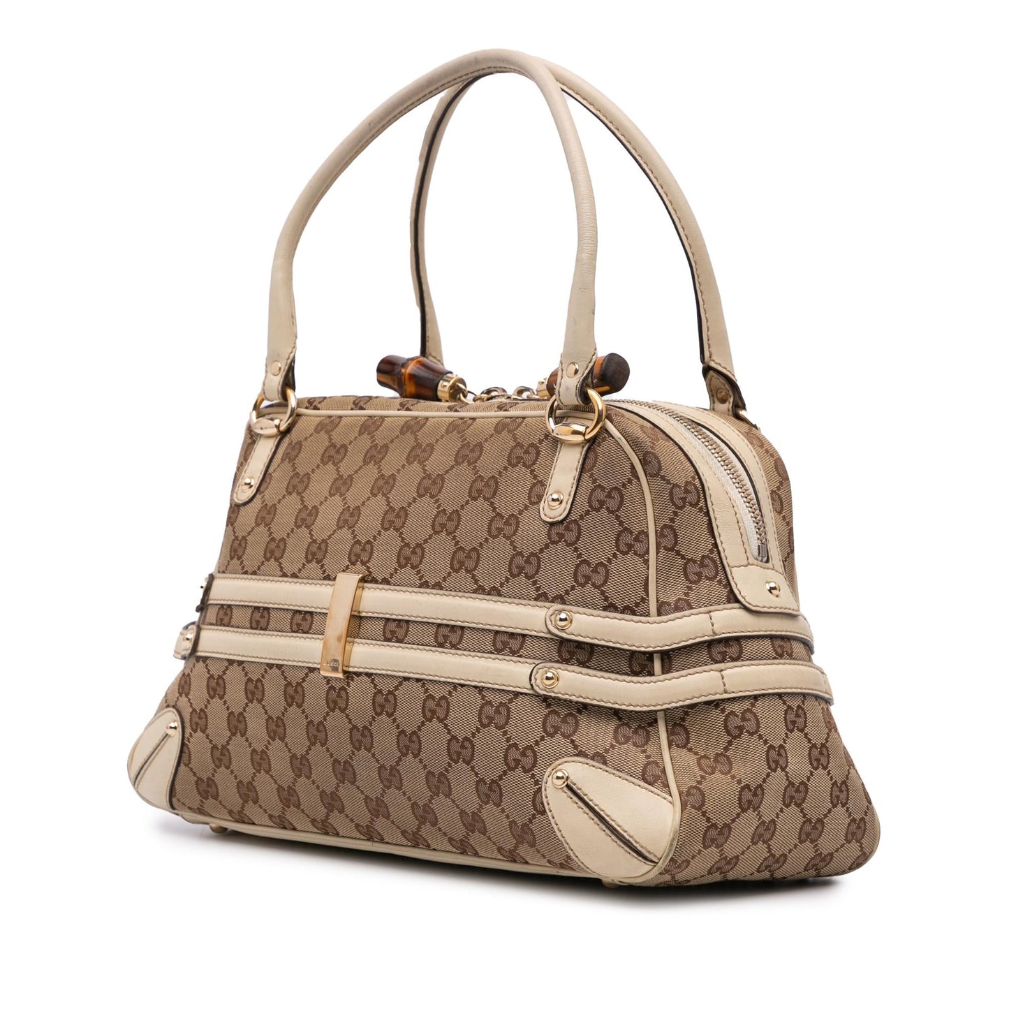 Gucci Large GG Canvas Wave Handbag