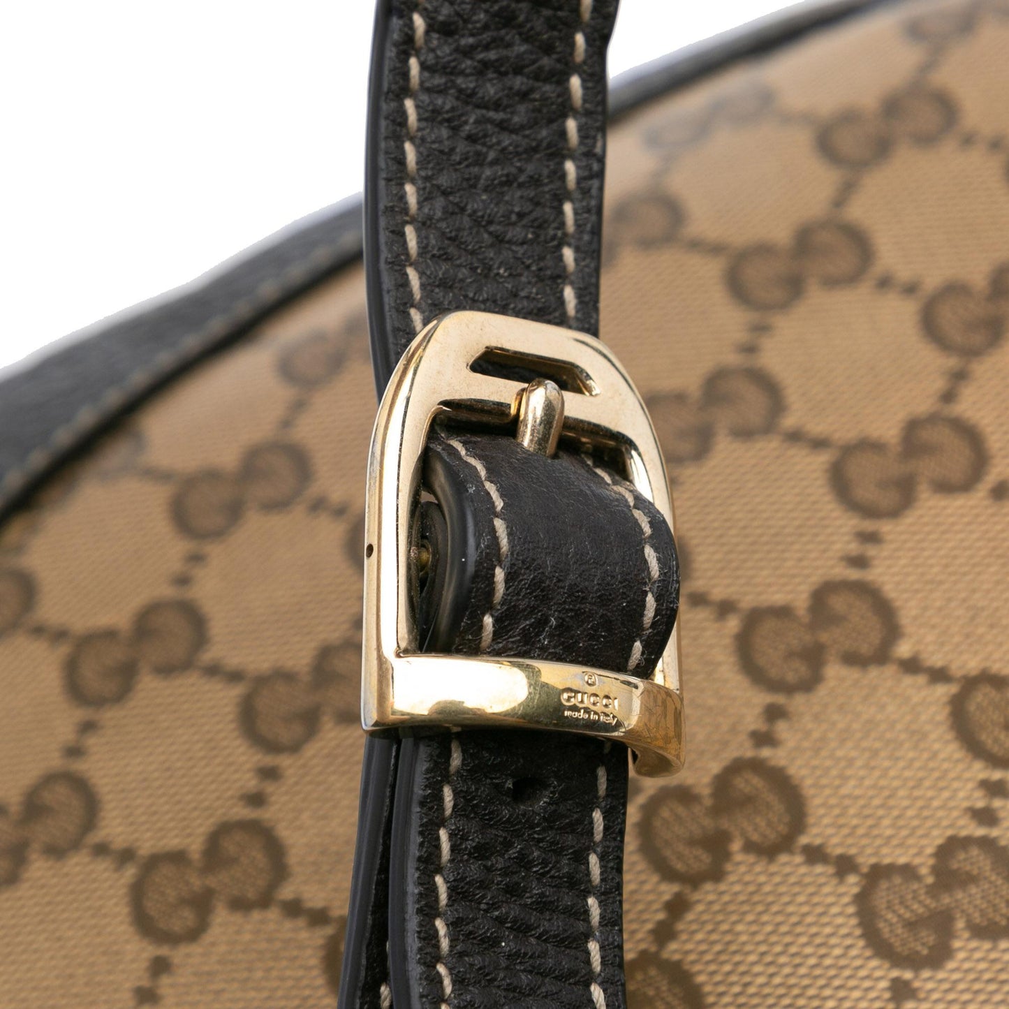 Gucci Large GG Crystal Half Moon Hobo