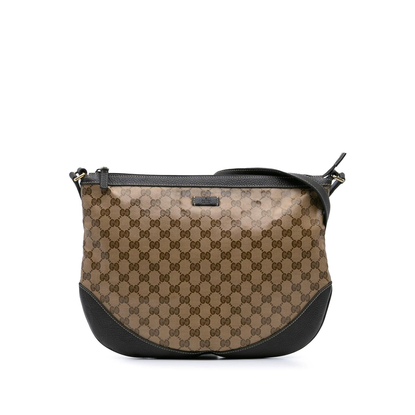 Gucci Large GG Crystal Half Moon Hobo