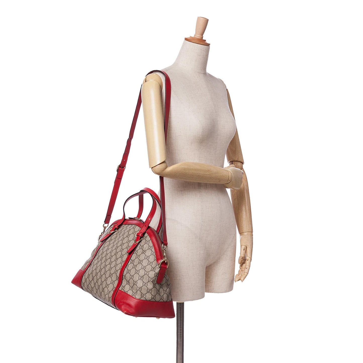 Gucci Large GG Supreme Nice Dome Satchel