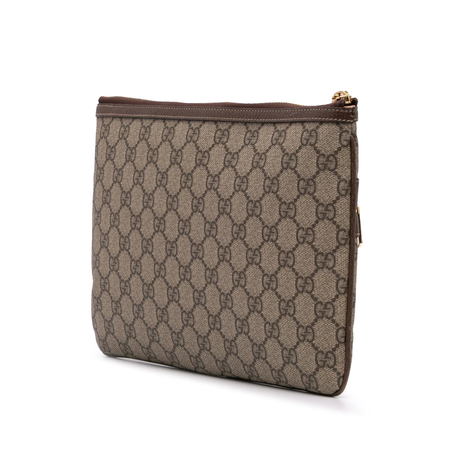 Gucci Large GG Supreme Ophidia Web Clutch