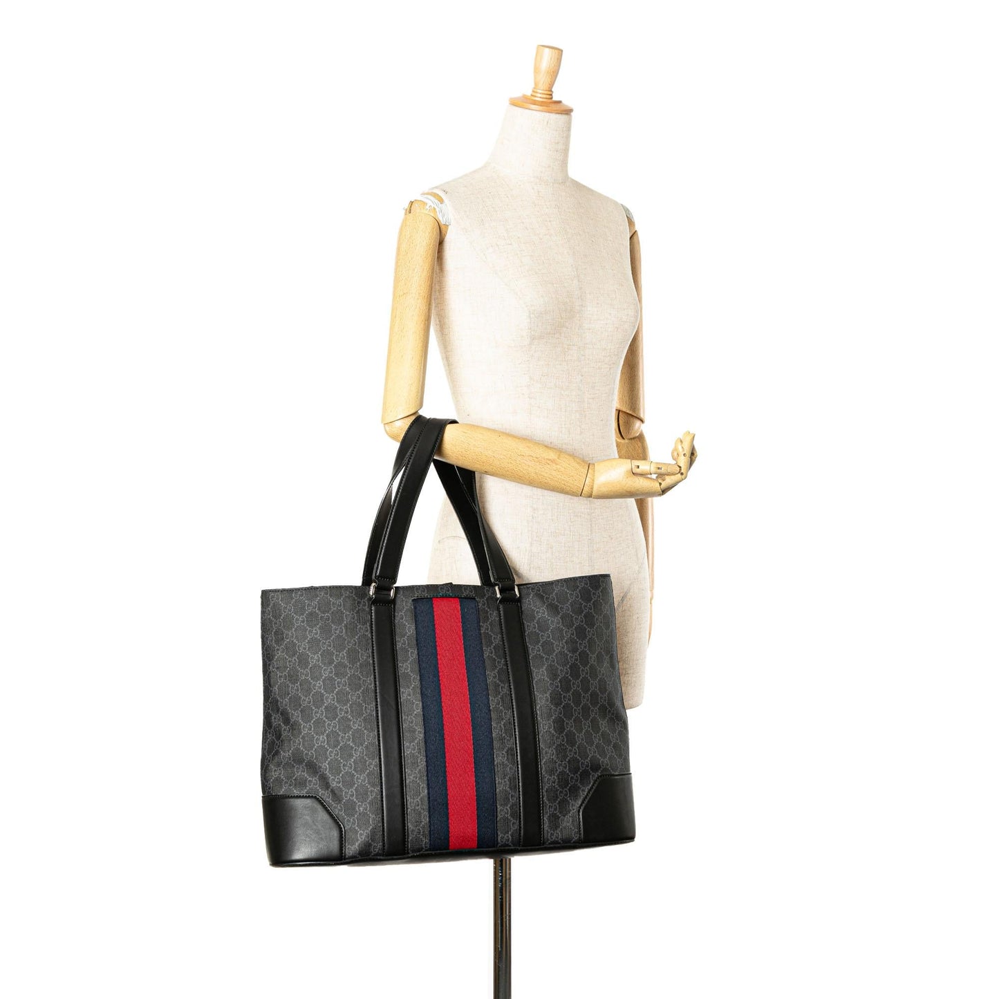 Gucci Large GG Supreme Web Tote