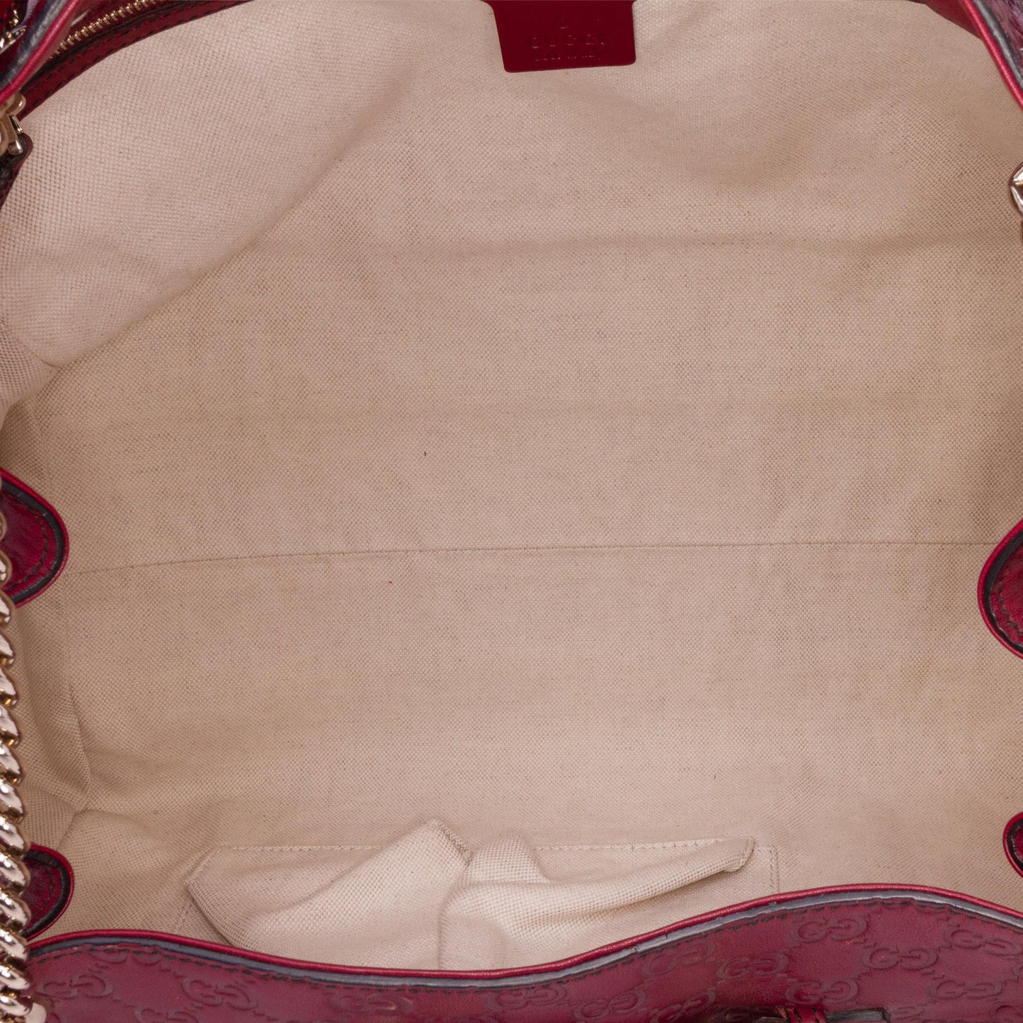 Gucci Large Guccissima Emily Chain Shoulder Bag