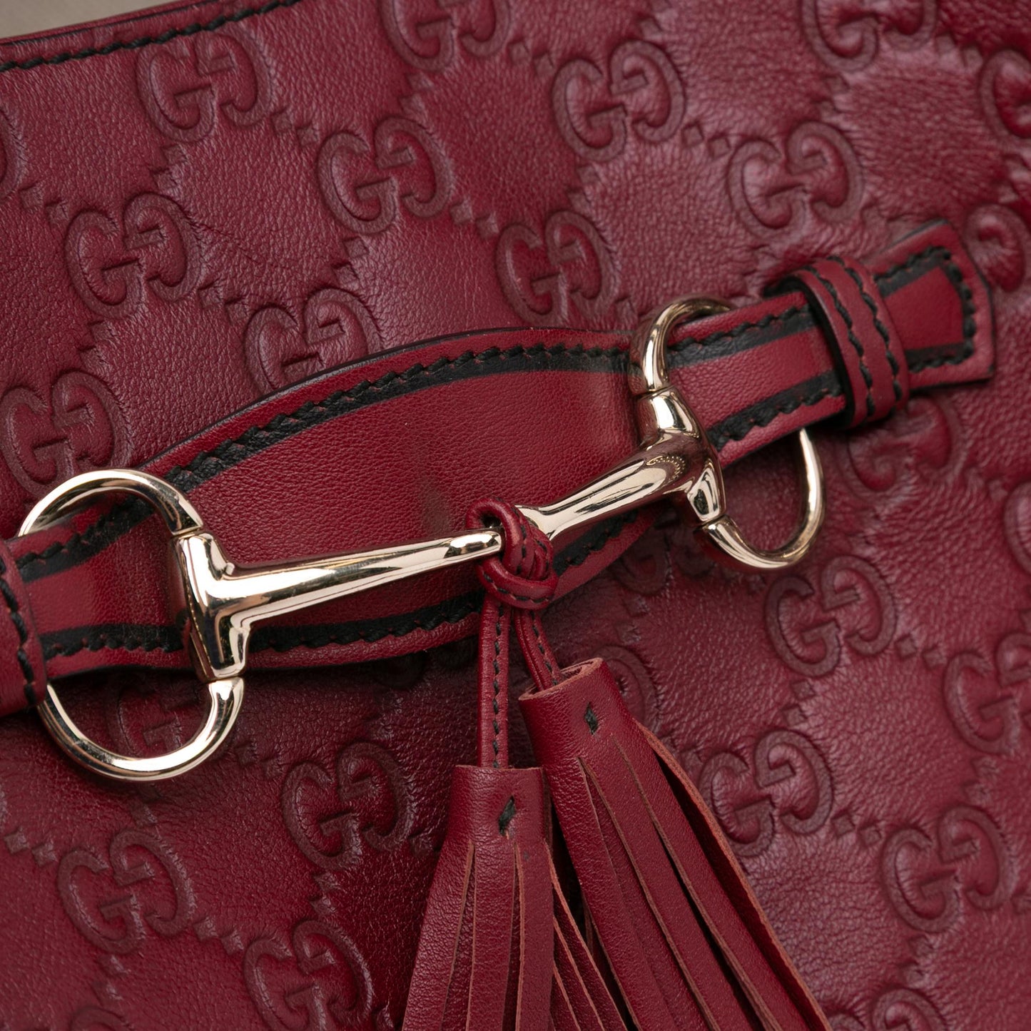 Gucci Large Guccissima Emily Chain Shoulder Bag