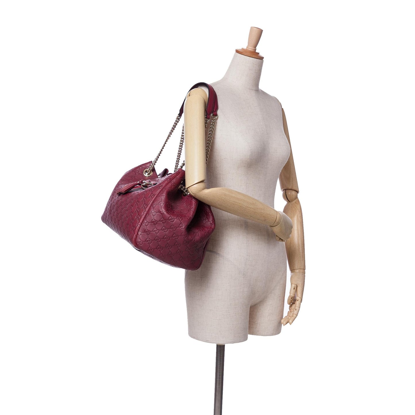 Gucci Large Guccissima Emily Chain Shoulder Bag