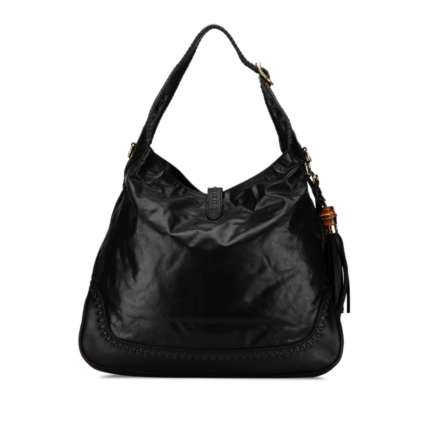 Gucci Large Leather New Jackie Satchel (SHG-IPKUWc)