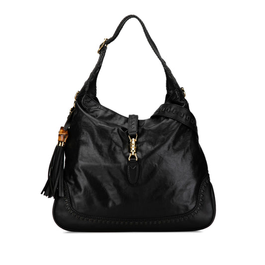 Gucci Large Leather New Jackie Satchel (SHG-IPKUWc)
