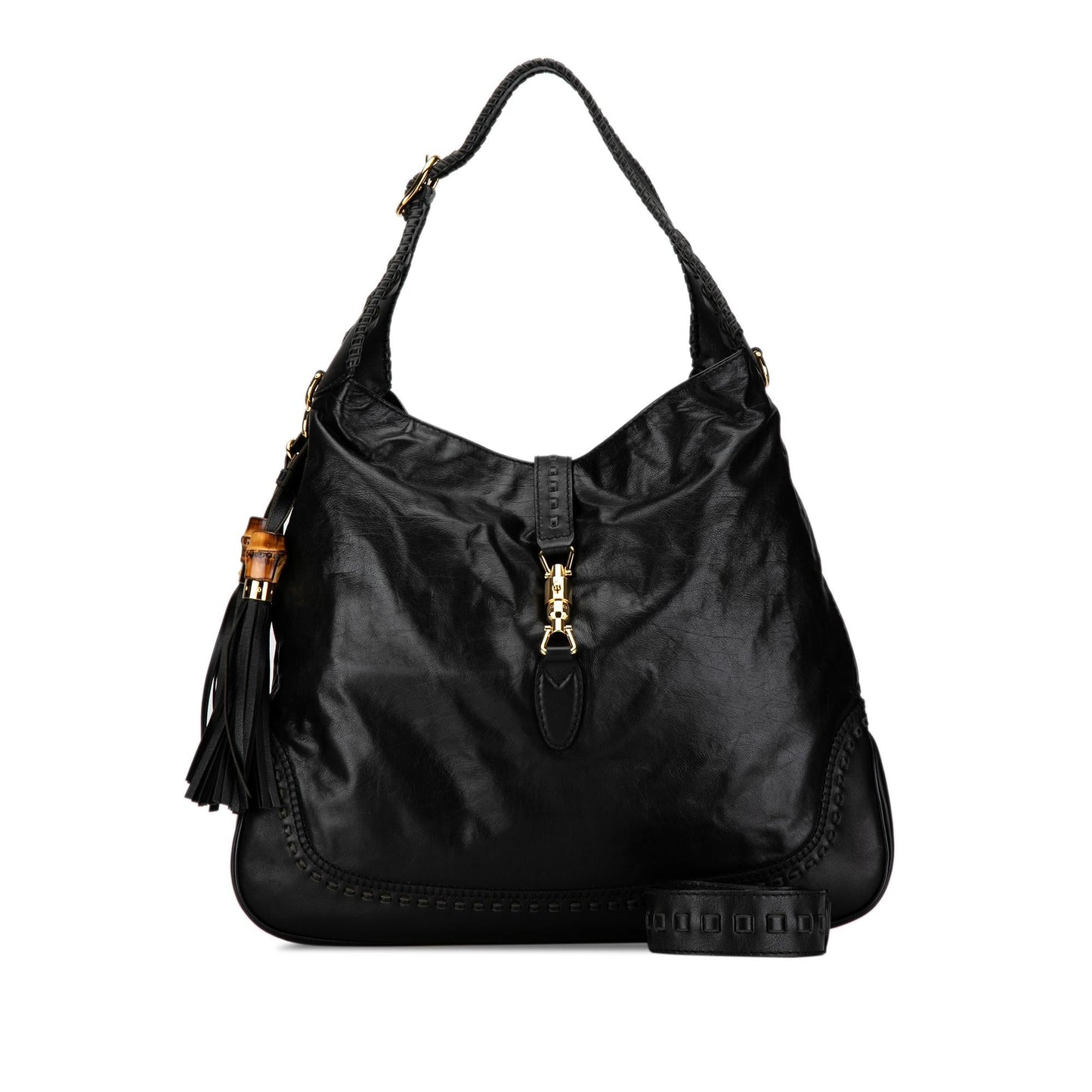 Gucci Large Leather New Jackie Satchel (SHG-IPKUWc)