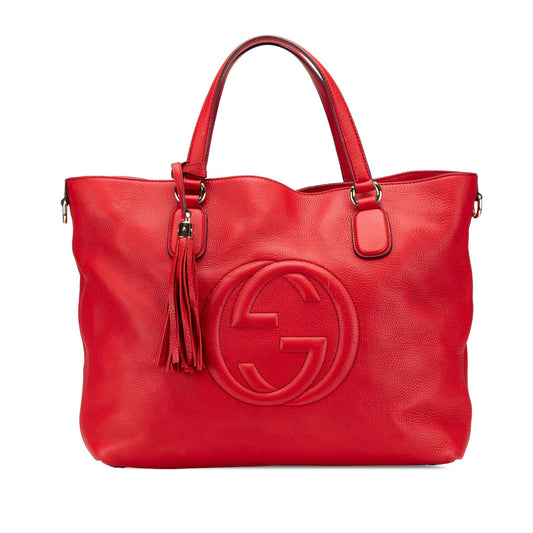 Gucci Large Leather Soho Working Tote