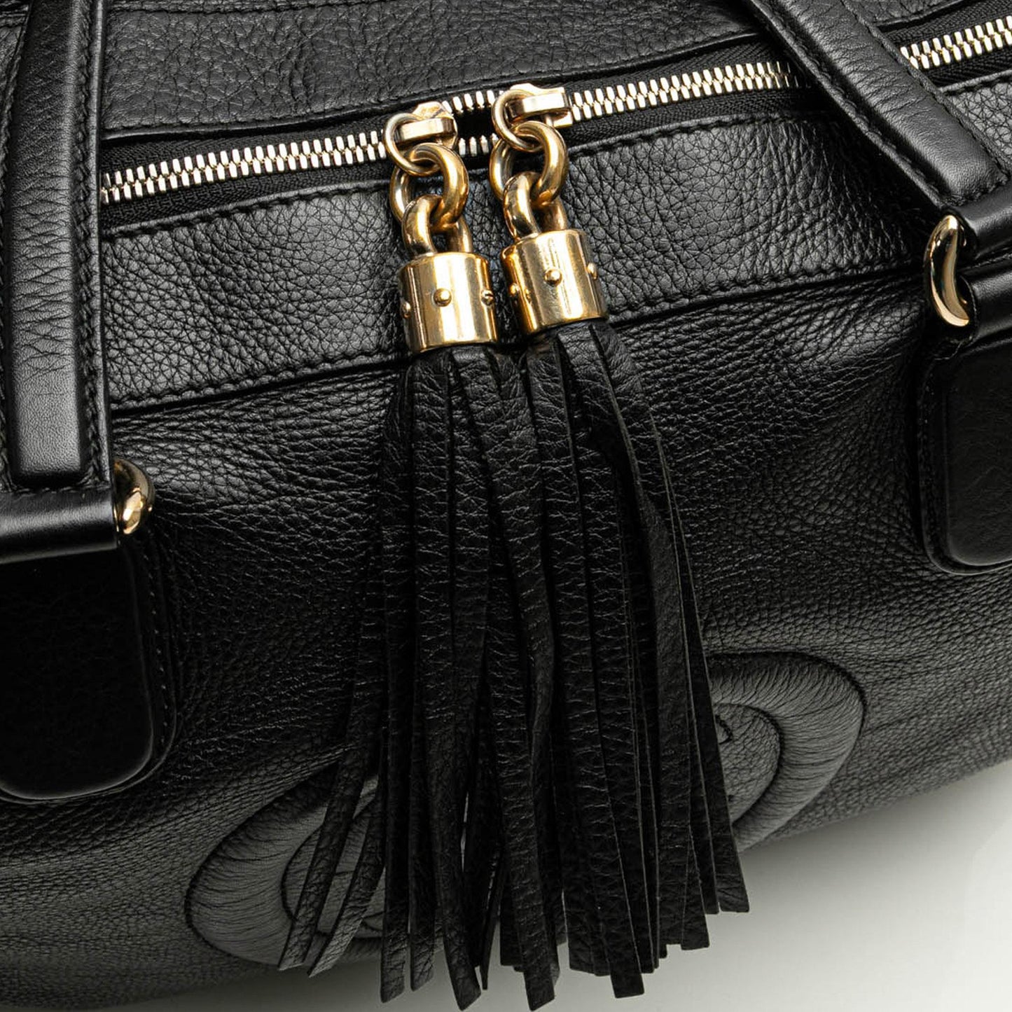 Gucci Large Leather Soho Zip Tote
