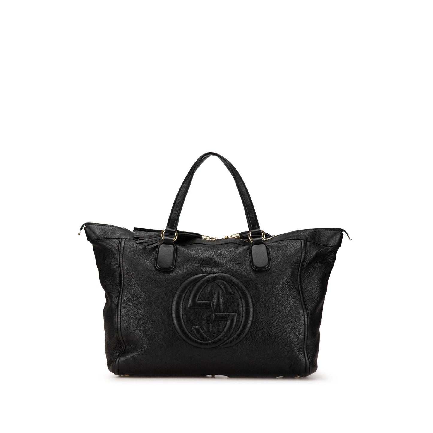 Gucci Large Leather Soho Zip Tote