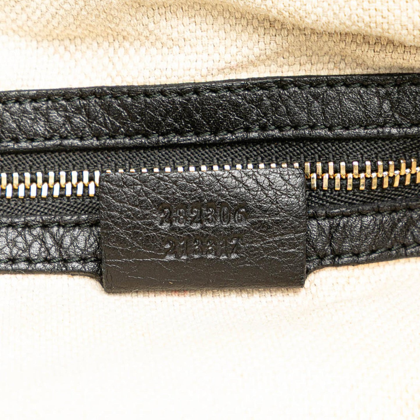 Gucci Large Leather Soho Zip Tote