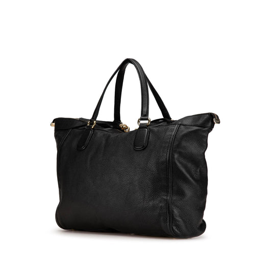 Gucci Large Leather Soho Zip Tote
