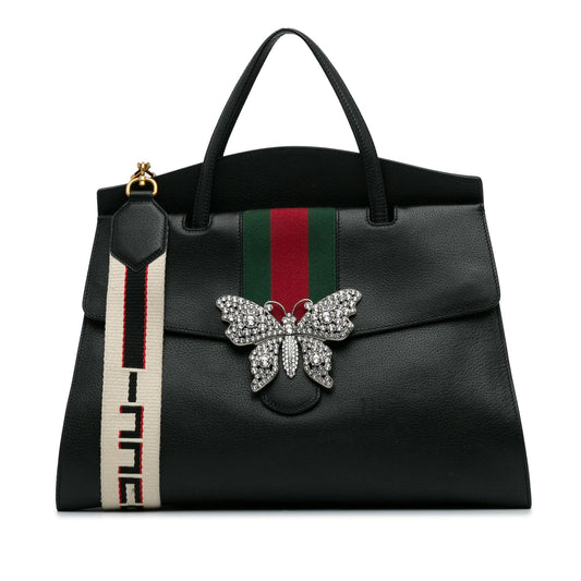 Gucci Large Linea Totem Satchel (SHG-doCAa2)