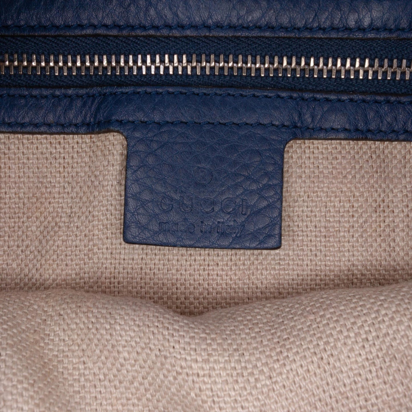 Gucci Large Pebbled Calfskin Icon Bit Hobo